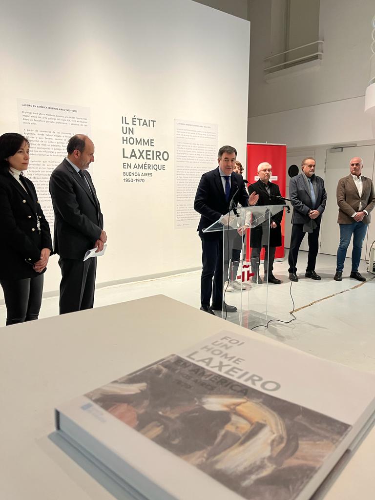 CidadedaCultura's tweet photo. 🖼 A mostra "Foi un home" dedicada a #Laxeiro  pechou un percorrido dun ano coa súa clausura no Instituto Cervantes @Paris_IC, achegando o legado dun dos artistas de vangarda máis importantes do S.XX a todos os públicos tamén dende Lalín, o #Gaiás e a @rabasf en Madrid. https://t.co/rCiFSBoDYK