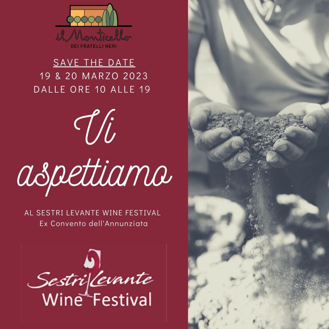 vermentino's tweet photo. SAVE THE DATE: 19 - 20 MARZO 2023
SESTRI LEVANTE WINE FESTIVAL - l'EX CONVENTO DELL'ANNUNZIATA nella Baia del Silenzio!
#SestriLevante #baiadelsilenzio #winefestival #winelover #collidiluni #vermentino #localwine #liguria #sommelier #winery #winepassion #winetasting #winestagram https://t.co/8dZPwvHPsJ