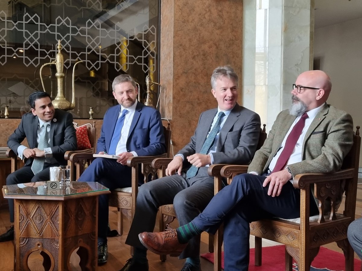 YouthActionNI's tweet photo. Interesting, informative meeting in Sarajevo with Adrian Farrell  Ambassador of Ireland to Slovenia, Julian Reilly British Ambassador and Neil Cavanagh Deputy Ambassador to Bosnia &amp; Herzegovina. @dfatirl
@DFAPeaceSupport @ukinBiH
@FCDOGovUK @SrebrenicaUK @RemSrebNI @OsborneTweets https://t.co/Y5pxK798Xn