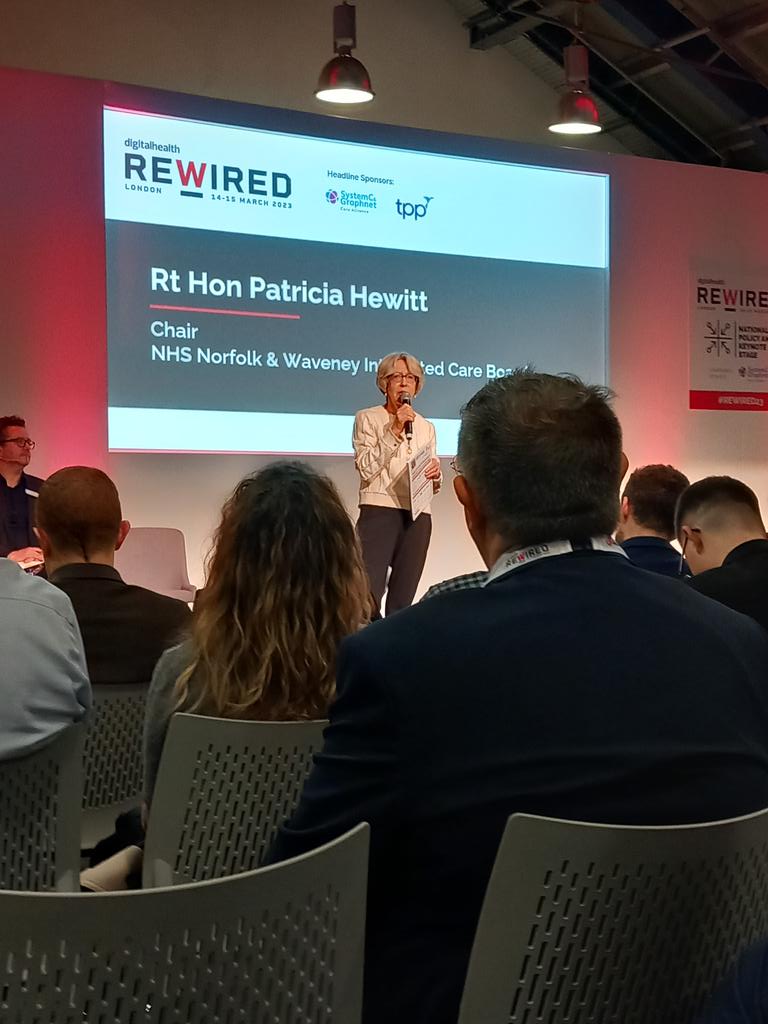 JohnLMcCann's tweet photo. The anticipated Digital Health Rewired event is officially underway. #Rewired2023 https://t.co/4mubwG2y1U
