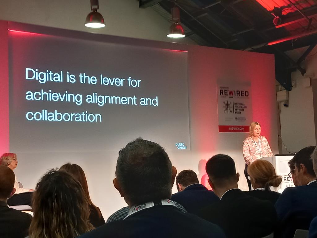 JohnLMcCann's tweet photo. The anticipated Digital Health Rewired event is officially underway. #Rewired2023 https://t.co/4mubwG2y1U
