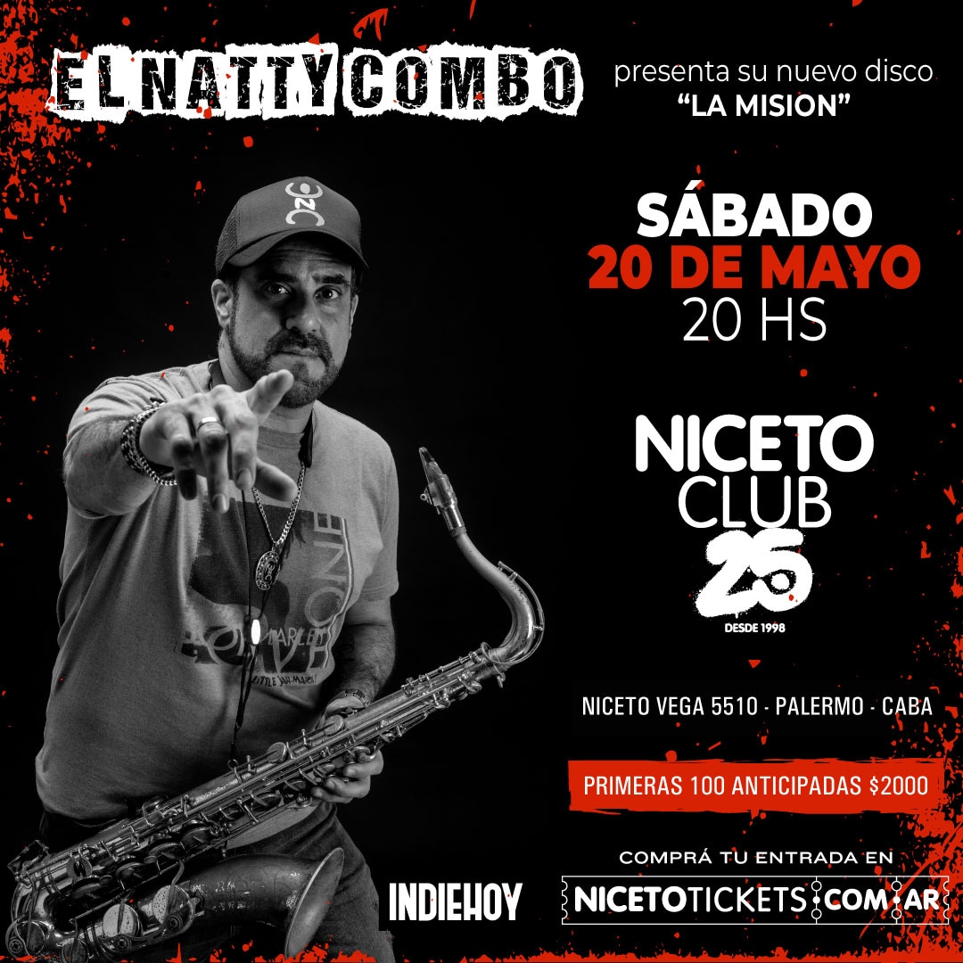 ElNattyComboOk's tweet photo. 🌱 Buenas Gente!! queremos contarles que el día sábado 20 de mayo a las 20 :00hs vamos a estar presentando nuestro nuevo álbum
"La Misión" en @nicetoclub .
 L@s Esperamos!!
💯🎶❤💛💚
Entradas a la venta : @passline_argentina

https://t.co/7j1gW03R6q
. https://t.co/sDaOh6qYDI