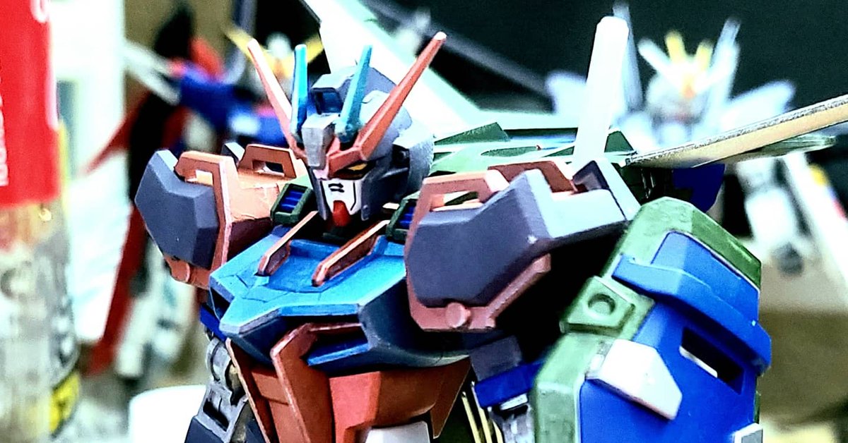 sara_innsi's tweet photo. 作品名
「GAT-X105+AQM/E-X01ストライクガンダム(ミヨリ専用機)」
キット名
「HGCE 1/144 エールストライクガンダム
「もし自分が搭乗するとしたら」をイメージしました！

#FTBC2023 
#オールガンダム https://t.co/FxABsCvaNp
