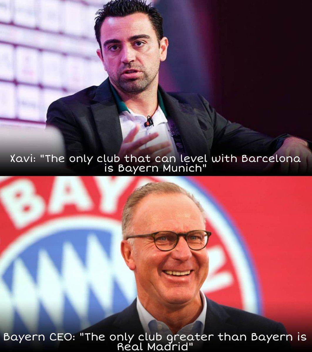 timesofball's tweet photo. The day Xavi got owned by Bayern's CEO 😂😂😂😂 https://t.co/9pE0pQexcU