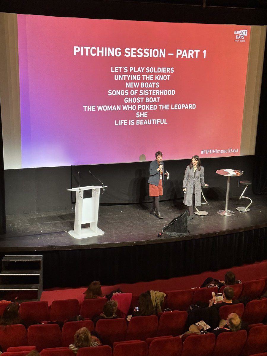 fifdh's tweet photo. Today’s programme: the film teams of the 16 selected #FIFDHImpactDays Lab projects will present their films and impact strategies. https://t.co/111wQ1ZVwC