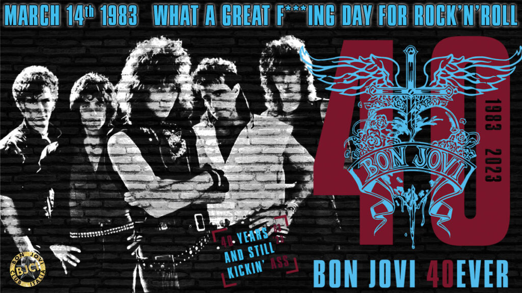 joviclubitalia's tweet photo. 14 MARZO 1983 • WHAT A GREAT F***ING DAY FOR ROCK'N'ROLL - More at: https://t.co/Xv3MZdQac8 #BonJovi https://t.co/uzegII8YXE