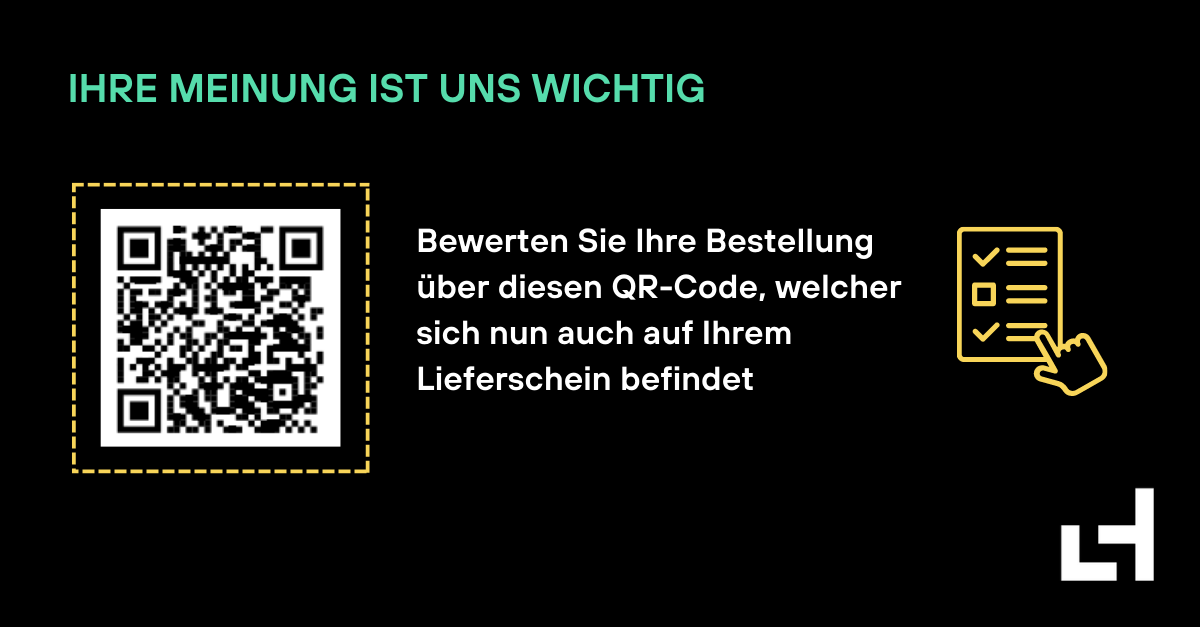 Wie zufrieden sind Sie mit unserem Versand? Feedback geht über den neuen QR-Code auf unserem Lieferschein. 📄 Probieren Sie es aus und sagen Sie es gerne auch  zuständigen Teammitgliedern.

Hier gelangen Sie direkt zur Plattform: 
hubs.ly/Q01GKcyj0