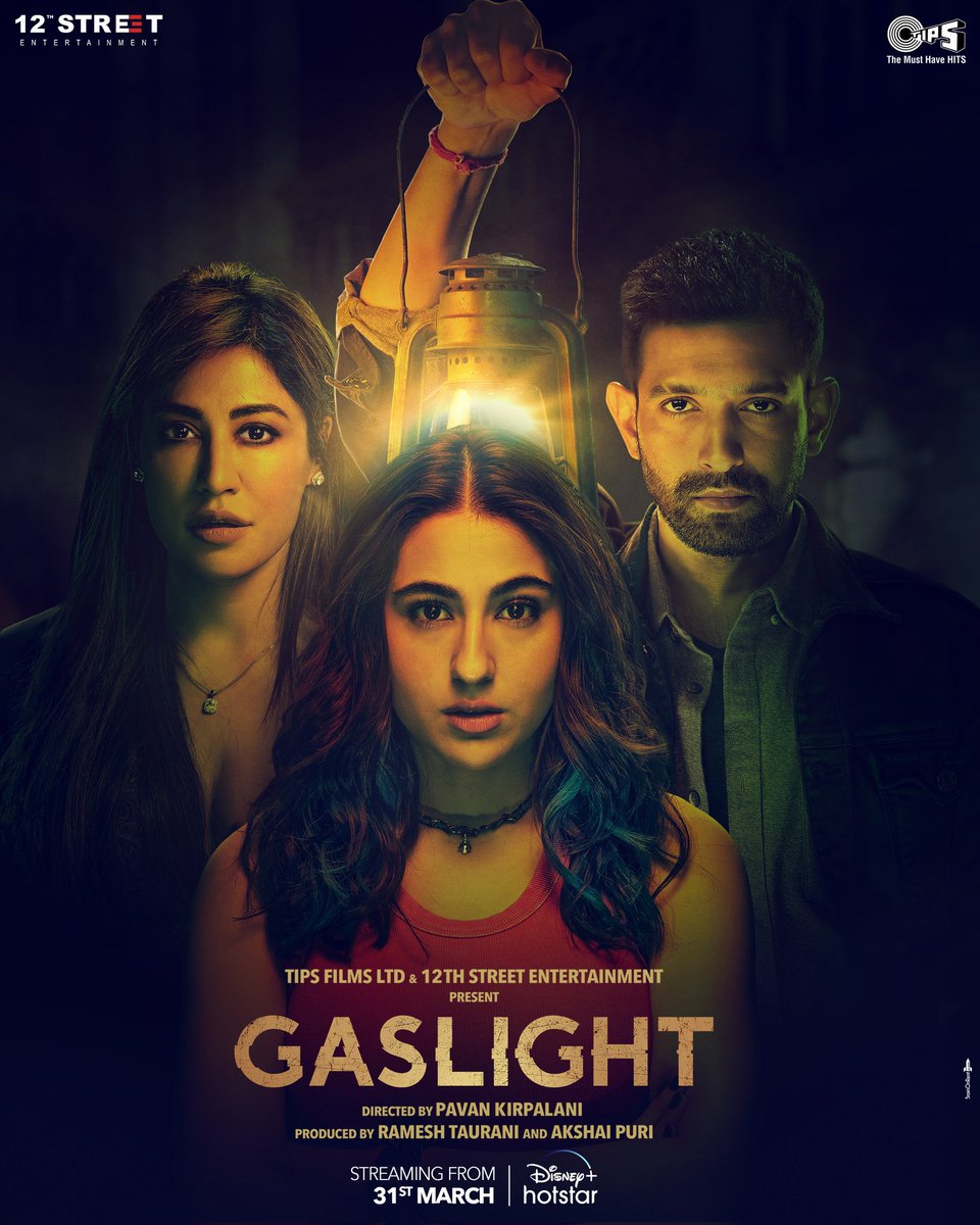 #Gaslight - starring #SaraAliKhan, #VikrantMassey and #ChitrangdaSingh - to stream on #DisneyPlusHotstar from 31 March 2023… 
#GaslightTrailer is out now
#GaslightOnHotstar