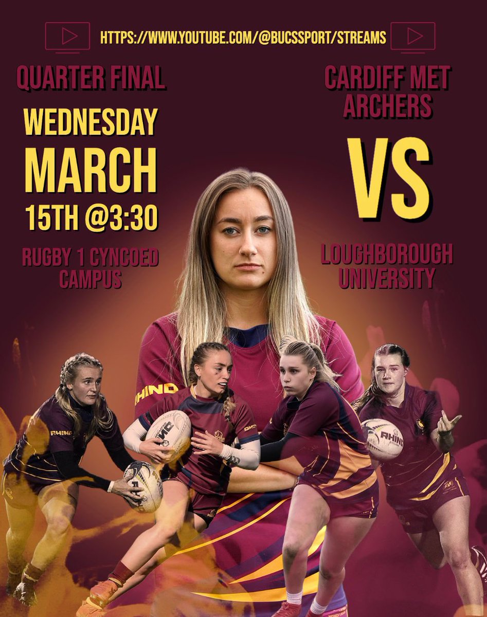 cmetwrfc1's tweet image. 🚨RESCHEDULED EVENT🚨

The Archers will be on rugby 1 this Wednesday for their quarterfinal at 3:30 so don’t miss it!🏹

#ArcherFamily #BUCSWednesday #bleedmaroonbleedpower