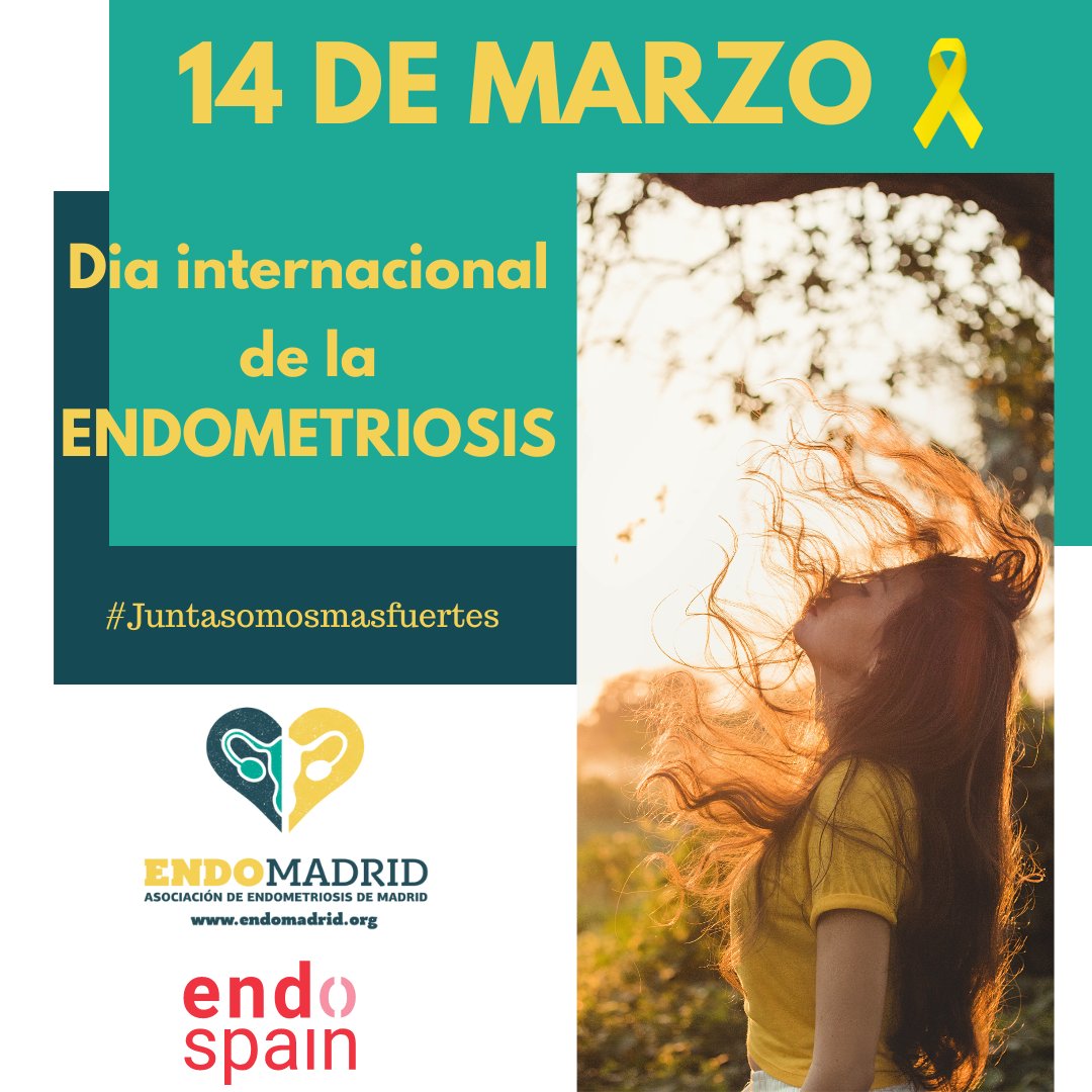 14 De Marzo día internacional de la Endometriosis 💛🎗️
La Endometriosis es una enfermedad que afecta a 1 de cada 10 mujeres en el mundo (200 millones de mujeres )
Juntémonos para hacer visible a lo invisible
#JuntasomosMásFuertes 💪