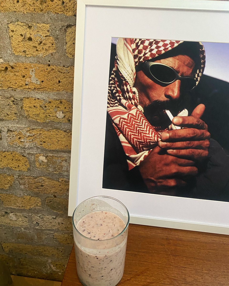 I can’t get enough of my breakfast smoothies at the moment, the berry, banana, rosewater, kefir/yoghurt, ground flaxseed &amp; honey combo is strong 💪🏽. I sometimes add other bits in too like cinnamon, maca or baobab as well as coconut water or milk to thin it down.