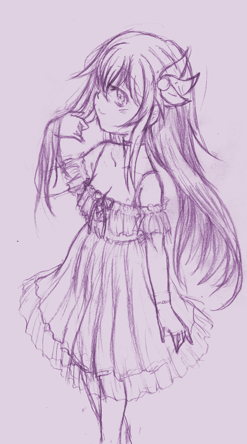 #既掲でもいいのでとにかく如月ちゃんを貼ろう
(このタグやたらグレード高い如月ちゃんが流れてくるので…こんなラフな線画しかないぼくはぼくは 