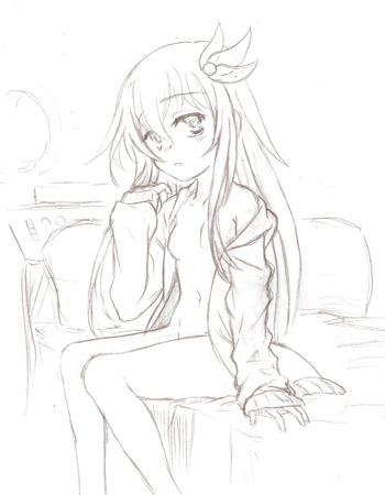 #既掲でもいいのでとにかく如月ちゃんを貼ろう
(このタグやたらグレード高い如月ちゃんが流れてくるので…こんなラフな線画しかないぼくはぼくは 