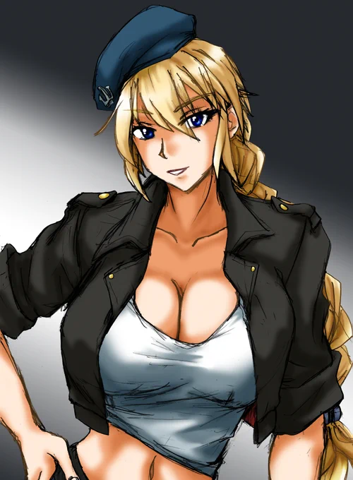 #既掲でもいいのでとにかく重巡洋艦を貼ろうデモイン。軍縮条約のような制約がないと兵器というのはどんどん大きくなる、という典型例。故にキャラクターとなった際にでかいのは当然なのか。巨躯、という感じでステキですね! 