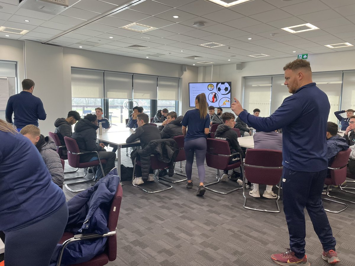 It’s the turn of our Year 2 <a href="/CoventryPublic/">Coventry College Sport & Uniformed Public Services</a> Sport learners today, collaborating with Year 3 Sports Coaching degree learners on Sports Performance Analysis <a href="/coventrycollege/">Coventry College</a>