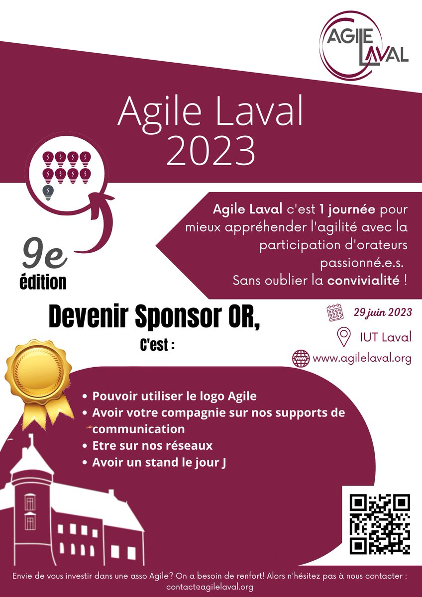 Chère Entreprise ,
Une belle opportunité de devenir sponsor OR est encore possible pour vous.

lien dossier de sponsor : lnkd.in/ekVBRdDH
