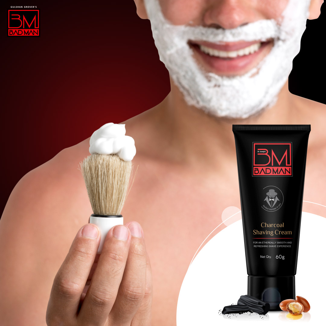 badmangrooming's tweet photo. How does a shaving cream work? It works by creating a thin layer of protection between the blade and the skin, ensuring less friction and minimizing the risk of redness, razor burn, and irritation. Shop Now: https://t.co/5h1ypc5tSL
#BadmanGrooming #menproducts #shavingkit https://t.co/E4oQ4BUA6n