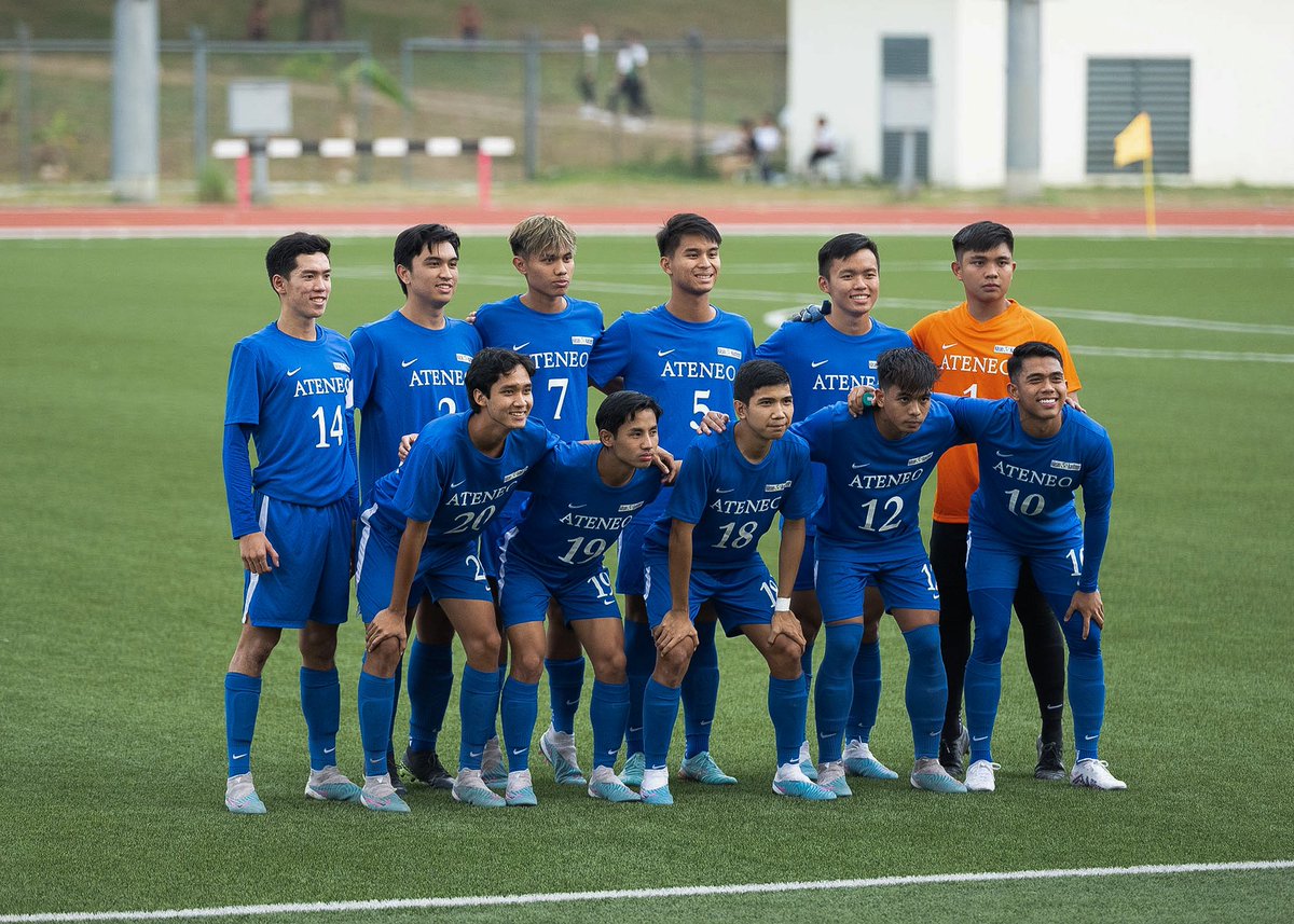 AteneoMFT's tweet photo. ATENEO 1 — 0 ADU | Snatched all three points right at the death! 💥

The boys' efforts paid off as we prevail over a gritty Adamson Soaring Falcons team! 👊

Shots by @nolancue of Fabilioh https://t.co/R9uKpJK2fN