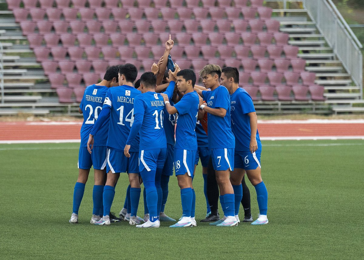 AteneoMFT's tweet photo. ATENEO 1 — 0 ADU | Snatched all three points right at the death! 💥

The boys' efforts paid off as we prevail over a gritty Adamson Soaring Falcons team! 👊

Shots by @nolancue of Fabilioh https://t.co/R9uKpJK2fN