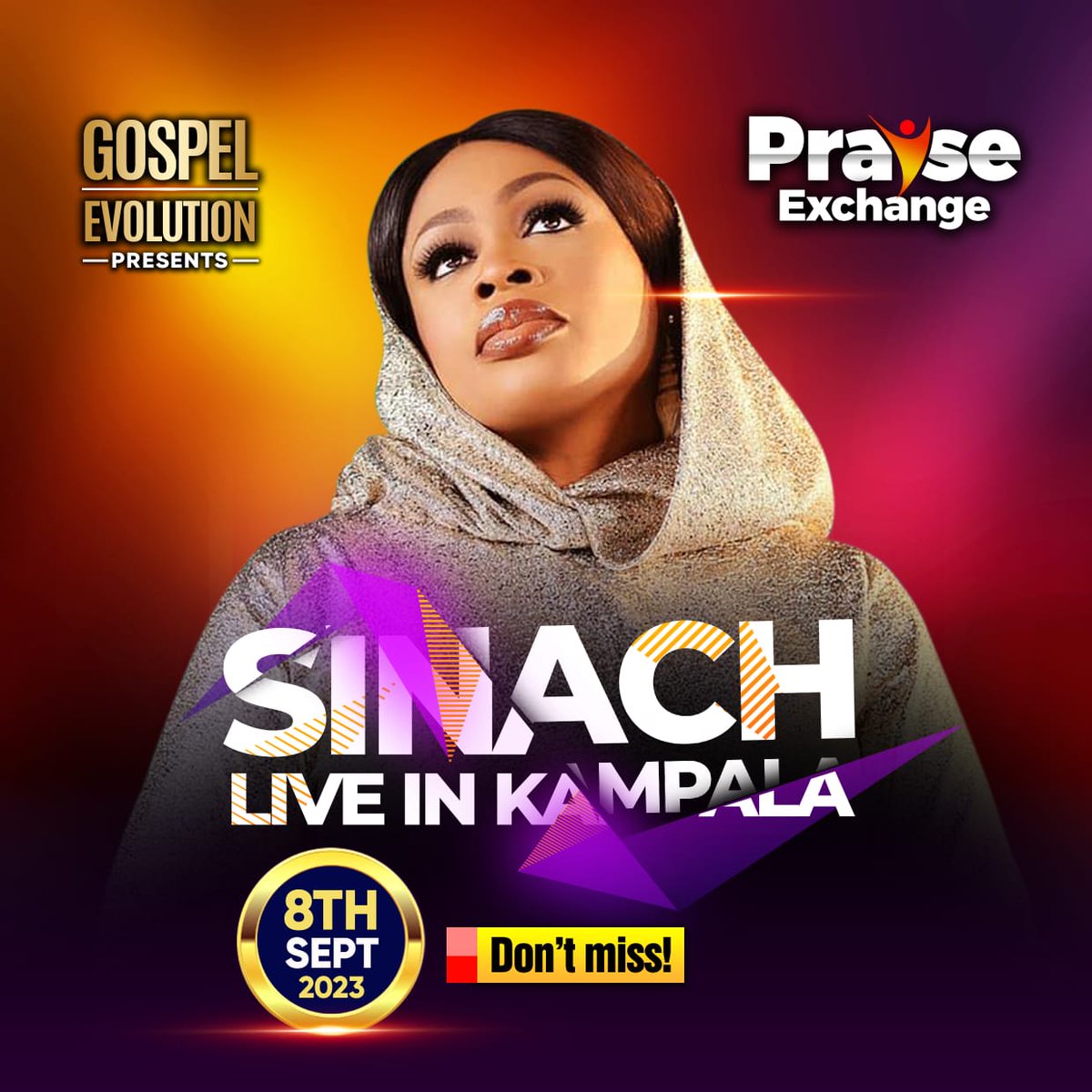 #Praisexchange 8 sept 23 Sinach Live in Kampala @GEpraisexchange @praisexchange20 @praisemtn