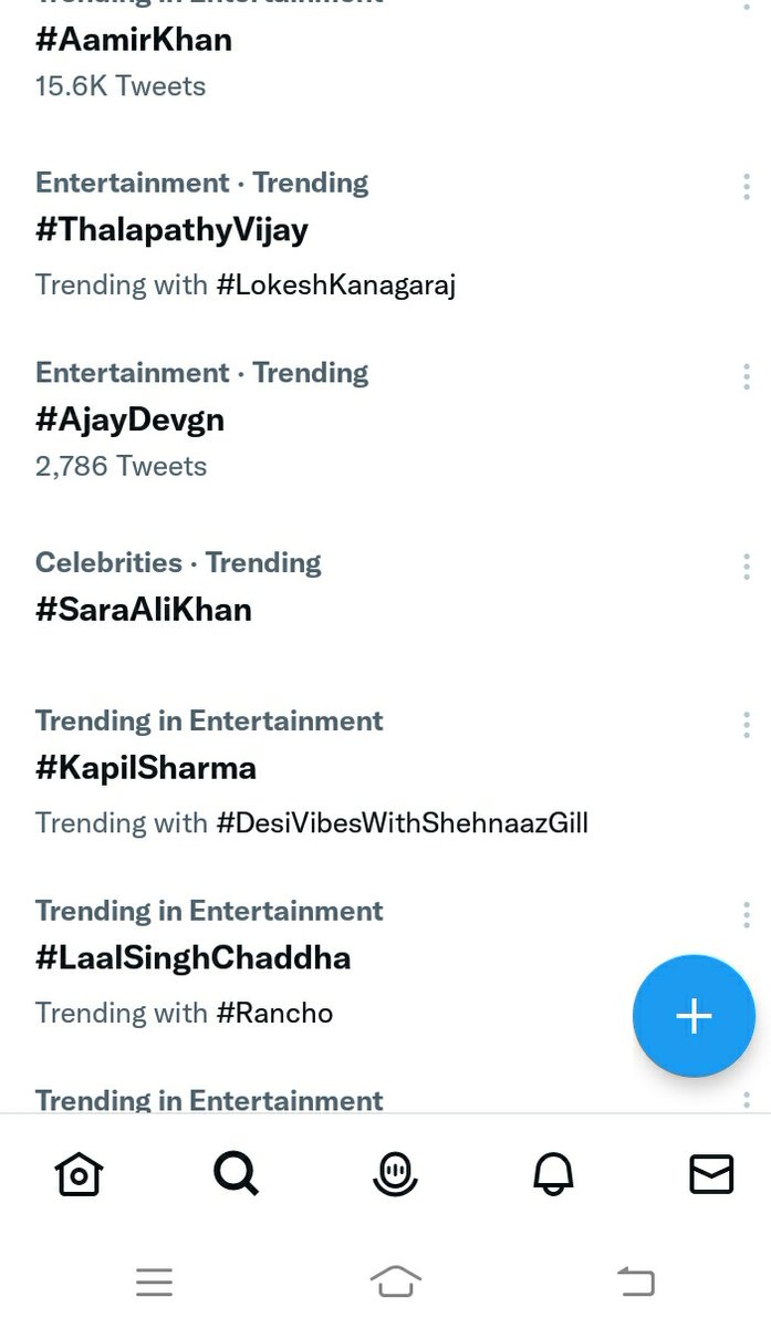 Aniljani36's tweet photo. #AamirKhan trending at his own position.

#HappyBirthdayAamirKhan https://t.co/fAqavWuUFx