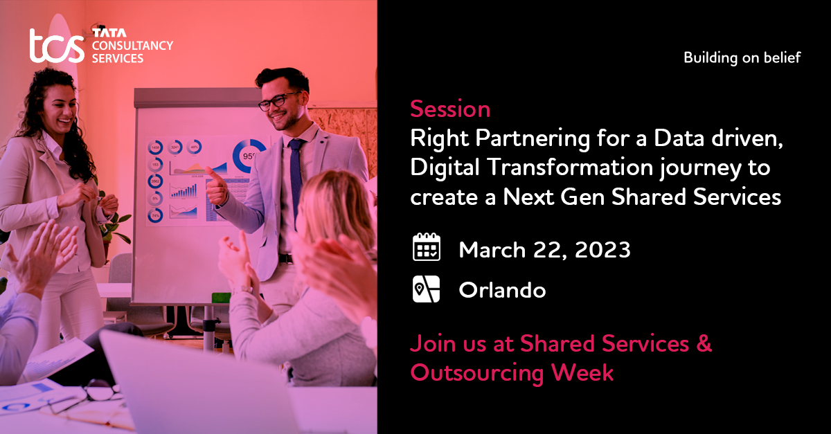 TCSDigitalTech's tweet image. Envision the future of shared services with TCS at SSON 2023. Join this session on March 22 to discover how enterprises can collaborate to achieve stronger, nimble, resilient, and transformed #financeoperations. Learn more: ssonetwork.com/events-shared-…