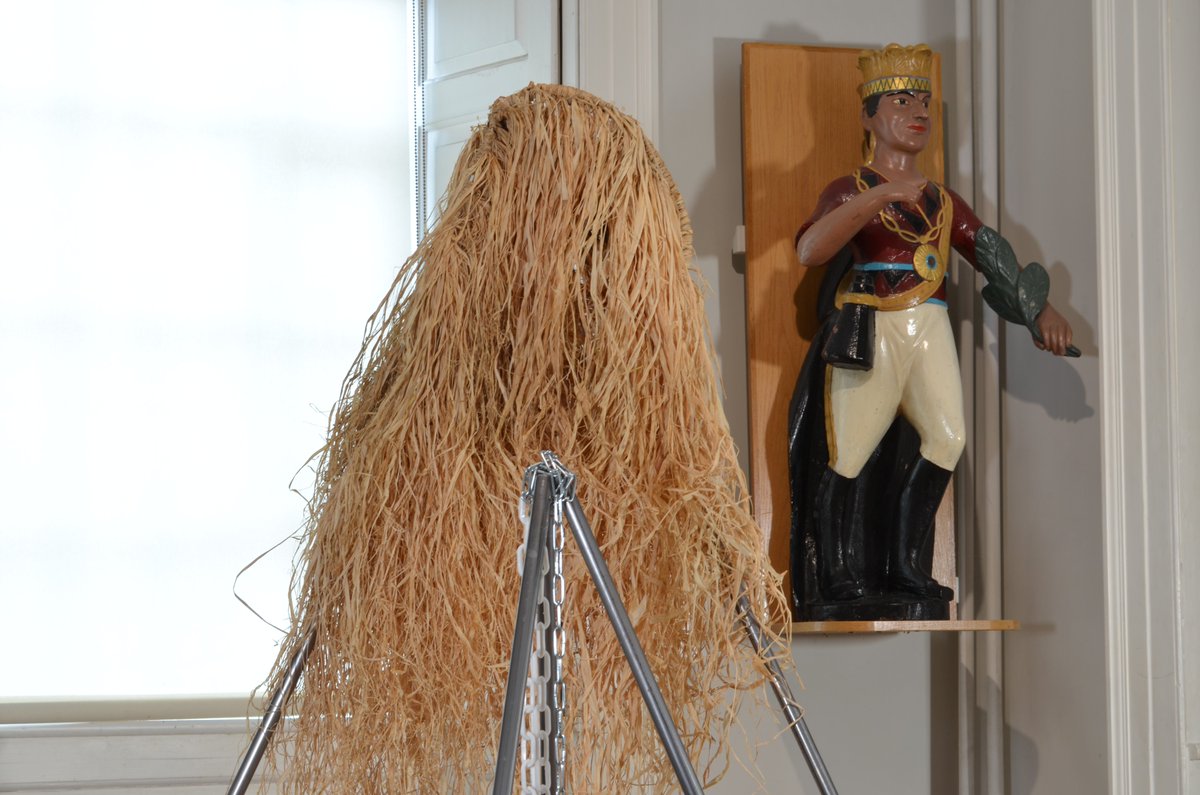 Details of 'Mother' and 'Daughter' by Ivy Kalungi. Still time to see these striking sculptures in person as part of our 'Voices' exhibition, curated with young people, at Lancaster Maritime Museum until 1st April. Info: graftlancaster.com/changemakers20… Photos (c) @jamiejjenkinson