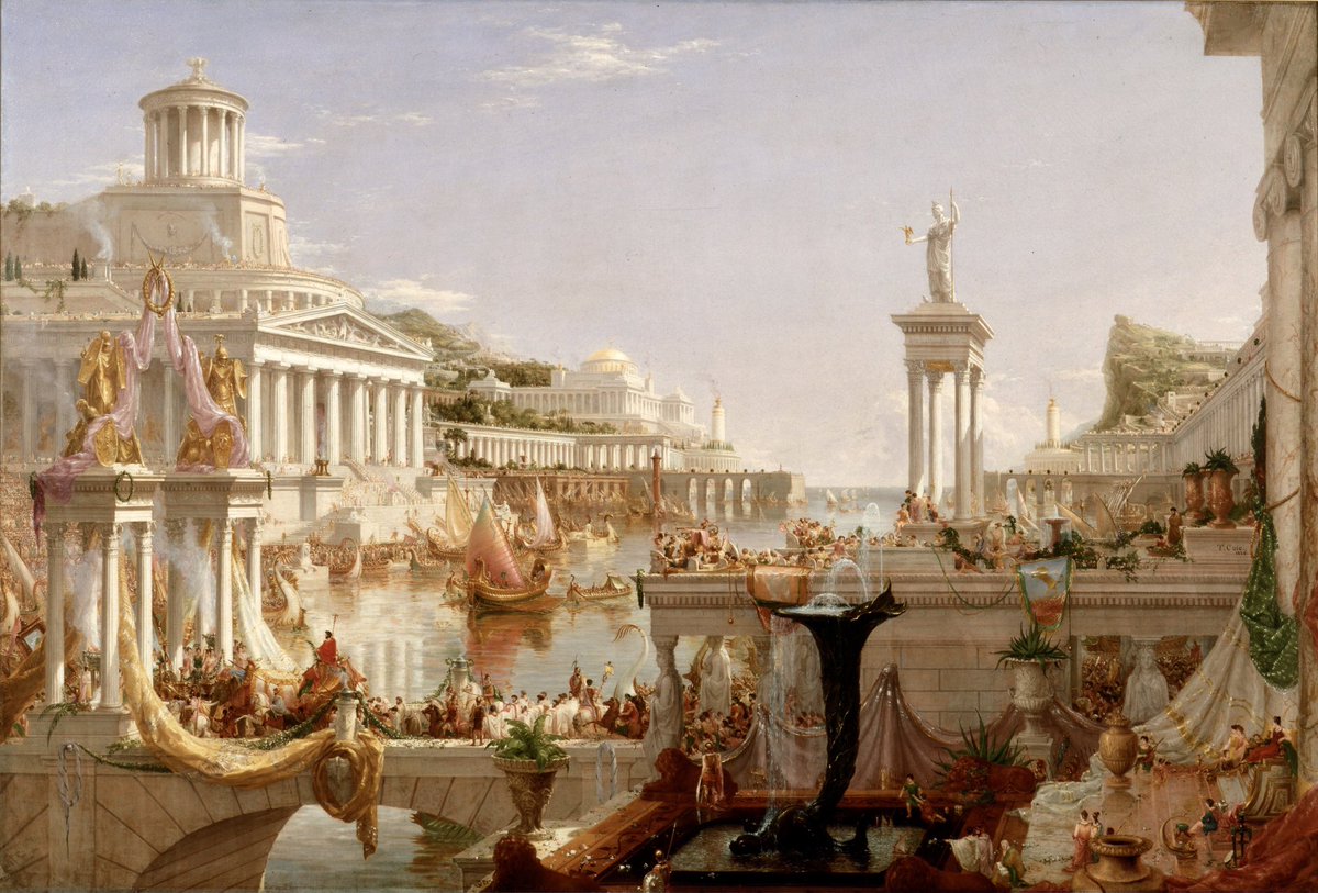 dcelayir's tweet photo. 3/5 - Thomas Cole - The Course of Empire - Consummation- 1836 #thomascole https://t.co/BVZsafcCHl