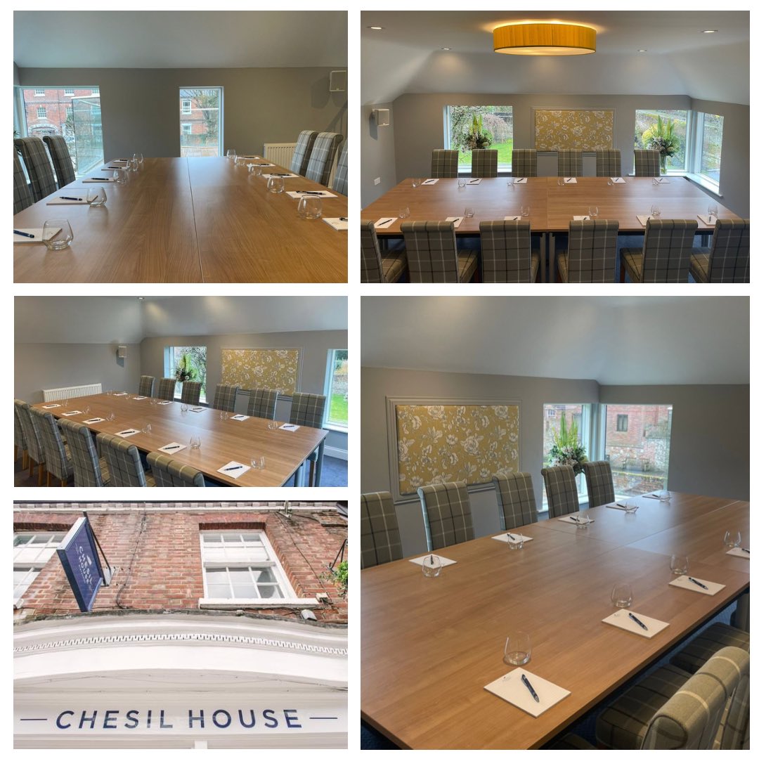 chesilhouse's tweet photo. Just one of Chesil House breakout rooms. With stunning views of our walled garden and river whilst you work. https://t.co/M4oD45osHU