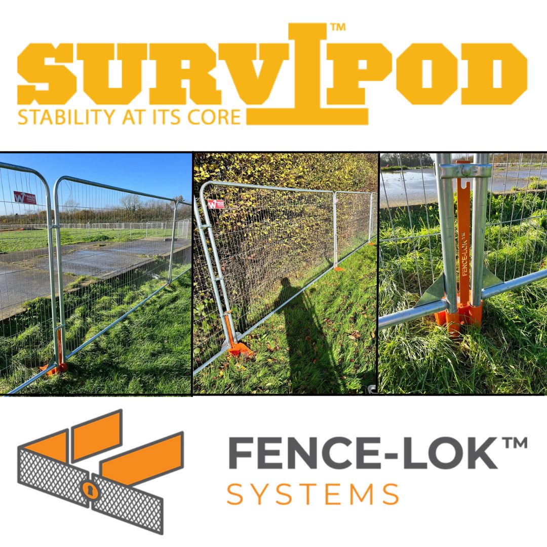 Survipod's tweet image. UNIQUE FENCE SECURING SYSTEM
OPEN MESH- RIGID V MESH - ACOUSTIC BARRIERS - SITE ACCESS

Suitable for construction sites, events, concerts and more.

Get in contact with us to find out more.

#innovation #sitesecurity #construction #concert #EVENT #building #fence