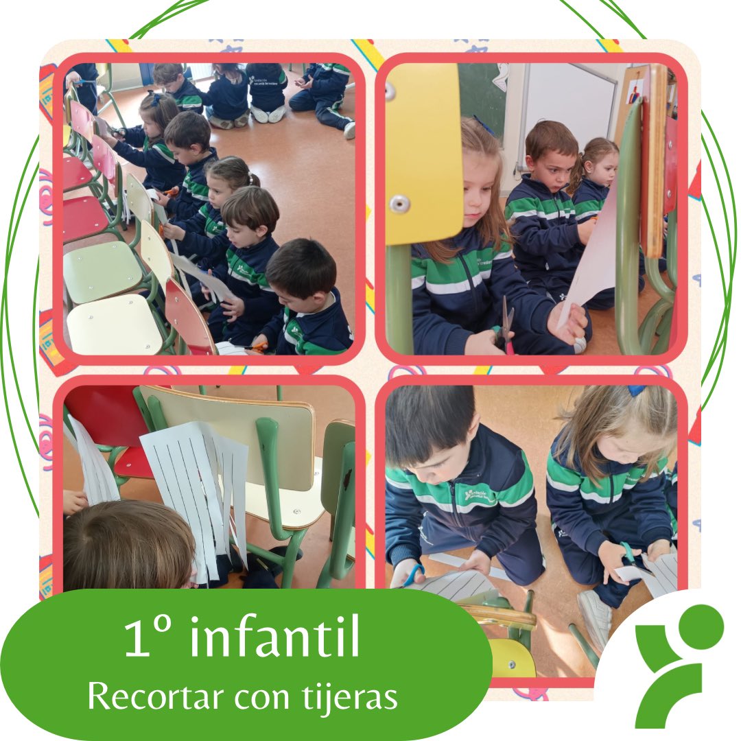 EOssoZ's tweet photo. ¡En 1º de infantil aprenden a recortar con tijeras! ✂️

unasumabrillante #colegiobilingüe #zaragoza #teresianas @feteresiana #recortar #tijeras https://t.co/Cx10FiblVR