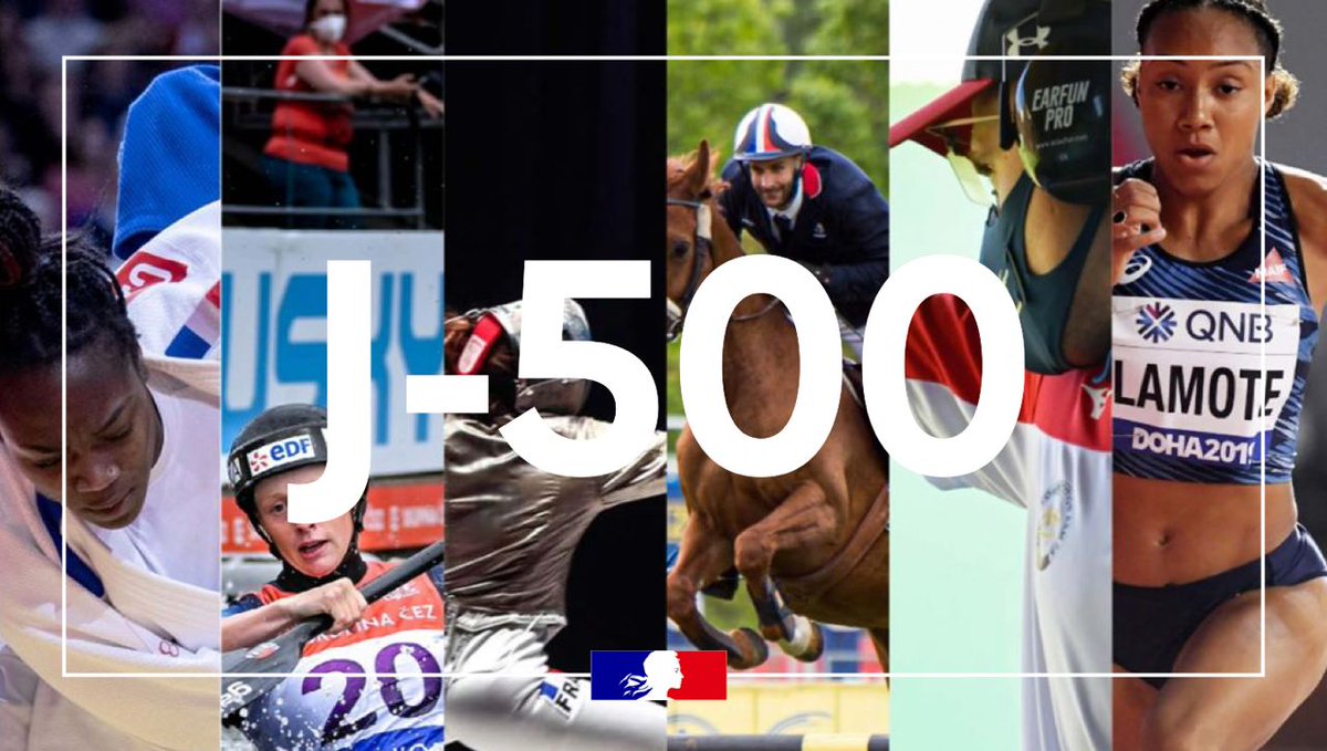 🗓️ J-500 avant #Paris2024 !

🏅 Dans 500 jours, la France accueillera un événement hors norme. 

🤺 10 500 athlètes 
🌍 206 nations
🏟️ 40 sites de compétition 
📍 22 villes hôtes
👮‍♀️👮‍♂️ + de 30 000 policiers et gendarmes mobilisés chaque jour   
interieur.gouv.fr/actualites/gra…