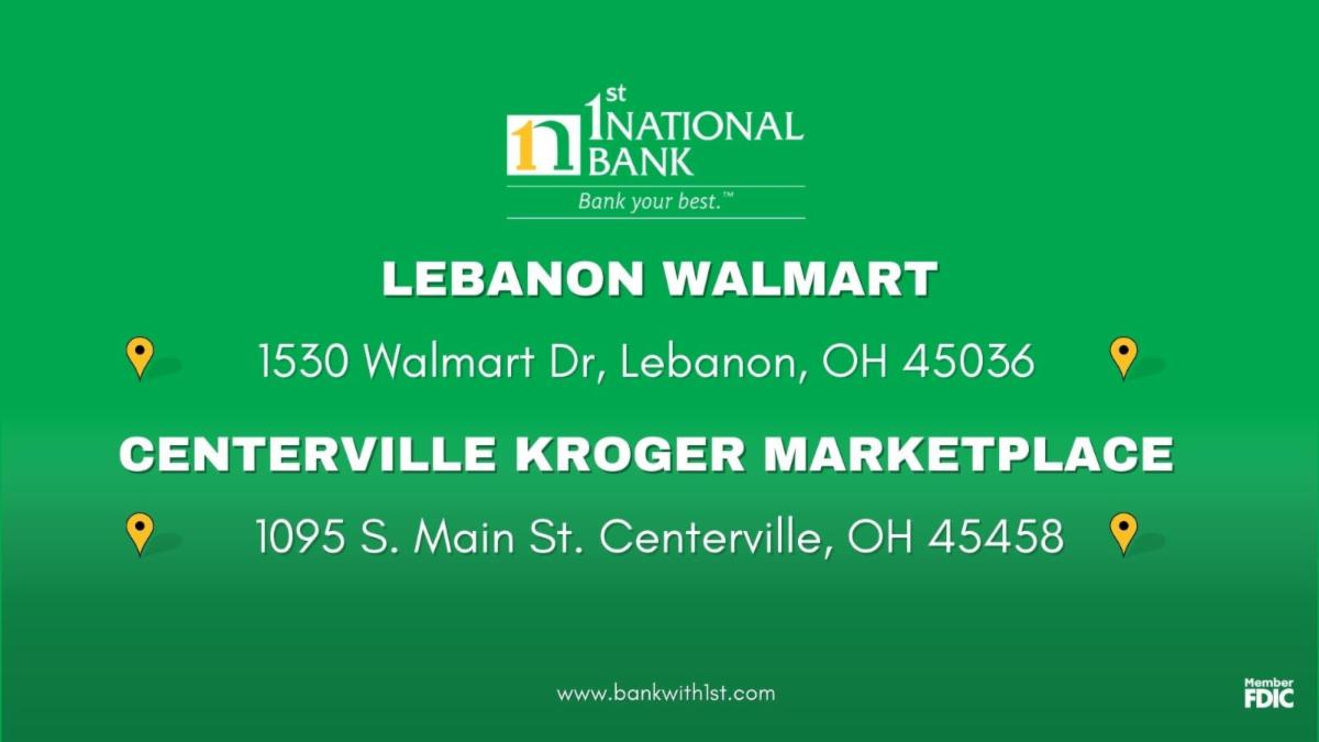 1NB's tweet image. Stop by our In-Stores for games and prizes.

Yahtzee, Pong, Tablet Games, Trivia, and more! 

Ask about our Secure Checking $hopping Rewards and save some money while you shop.

#1stNationalBank #InStoreEvents #BankYourBest #St.PatricksDay #Centerville #LebanonWalmart