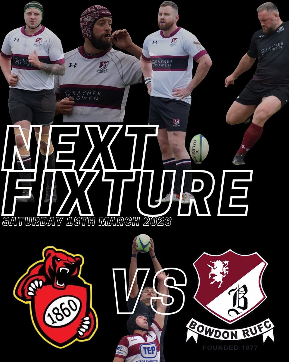 𝕋𝕙𝕚𝕤 𝕨𝕖𝕖𝕜𝕤 𝕗𝕚𝕩𝕥𝕦𝕣𝕖

2XV vs <a href="/congletonrufc/">Congleton RUFC</a> (A)
1XV no game 

#ClayMen