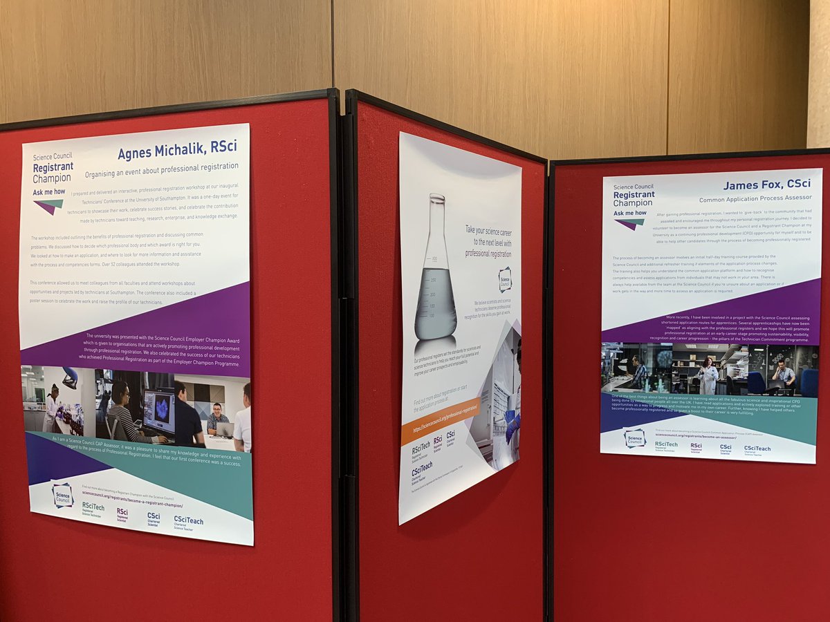 Science_Council's tweet photo. Want to find out more about professional registration or volunteering opportunities with the Science Council?
Check out our posters in the atrium
#SCProfDevDay https://t.co/Gr9DYPcBTL