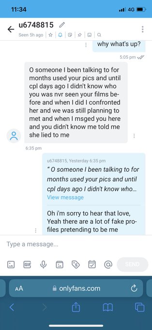 Another guy got catfished by a fake profile pretending to be me 🤦🏻&zwj;♀️  Please be careful! All my links<a href="/tag/model"class="tags"><span>#model</span></a><a href="/tag/kiraquee"class="tags"><span>#kiraquee</span></a>