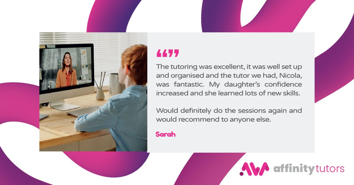 Helping Students reach their full potential through online tuition .... AFFINITY TUTORS  are here to support pupils and parents 👏👏👏

Click the link below for more details or to enquire about rates

tuition.affinityworkforce.com

#testimonials #tutoring #Exams #edutwitter