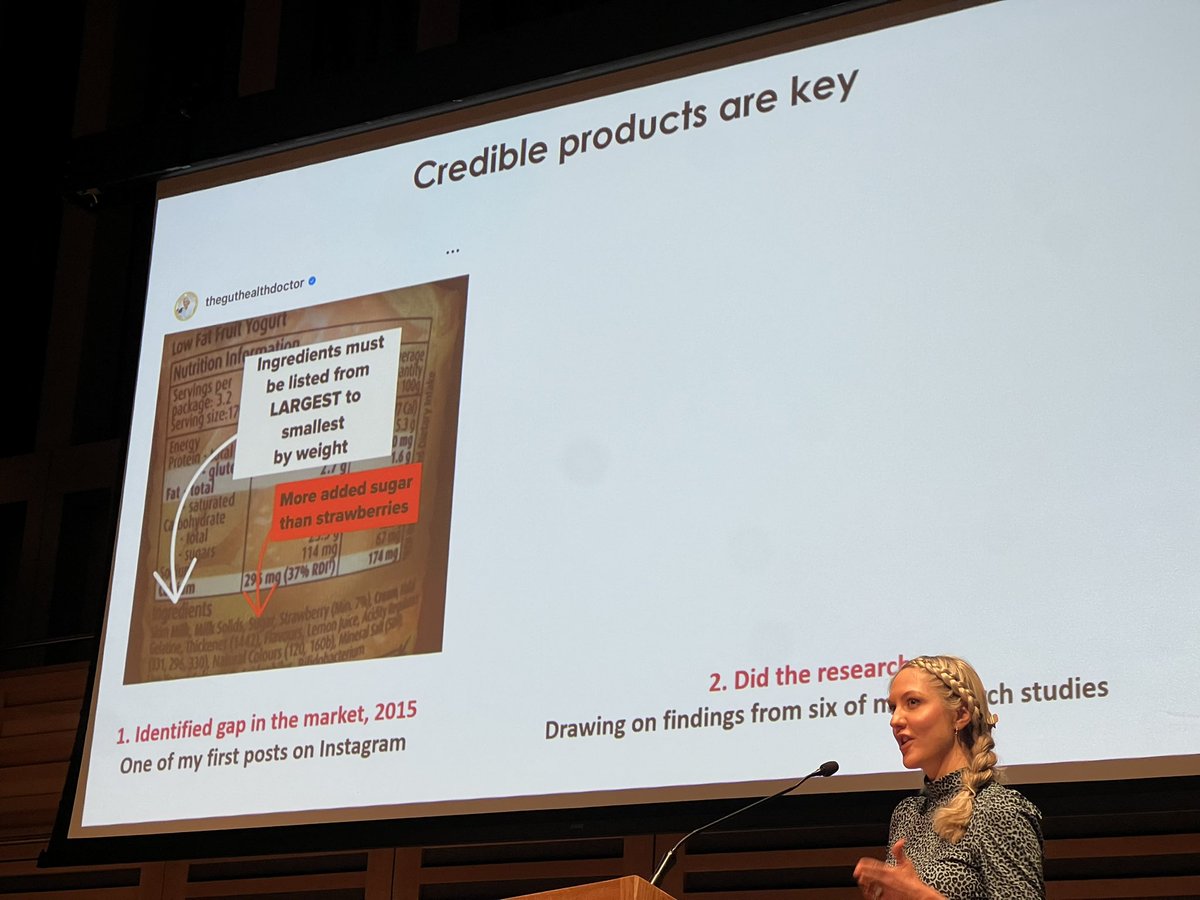 TheGrocer's tweet photo. “If you are building a credible product, you gain a lot of organic support. We got a lot of free marketing because of this.”
@TheGutHealthDoc explains the growth of @bioandmeuk at The Grocer’s #GenZConference https://t.co/0J4VP0IzrH