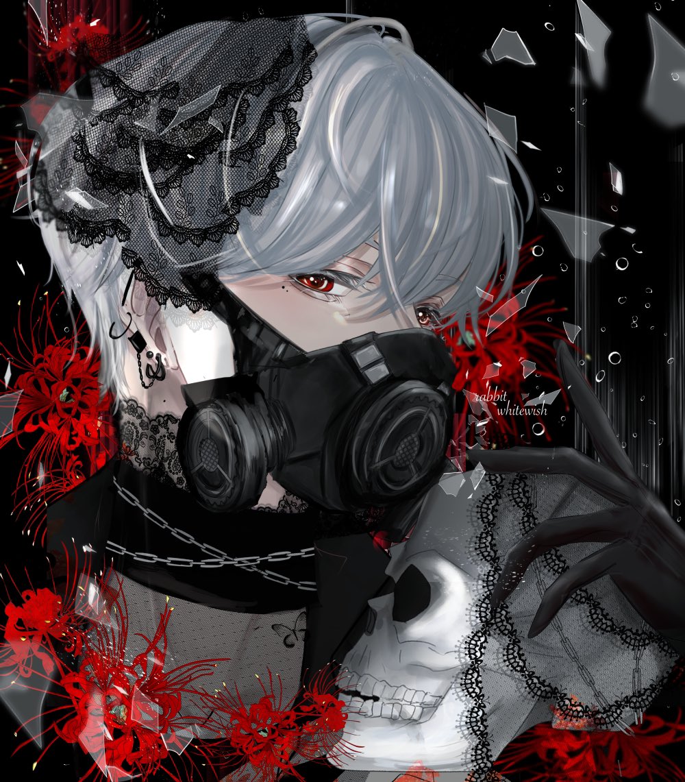 「#ホワイトデーは銀髪白髪を愛でる日 」|rabbitのイラスト