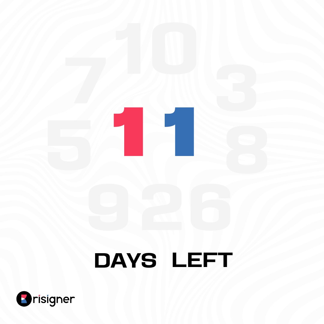 11 days to go. 🚀 Mark your calendars because the 25th's going be a revolutionary one.

#productlaunch  #risigner  #launchingsoon 
#fashiondesigners #fashion #productcommunity #FashionTech #ArtificialIntelligence #AI #startups 
#FashionAI