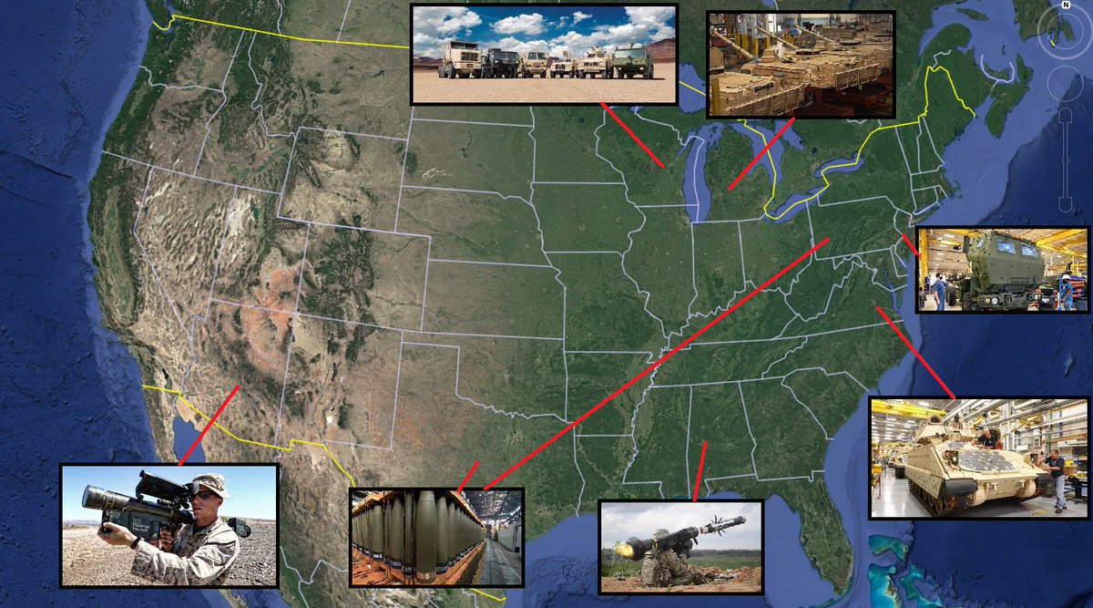 Tendar's tweet photo. MAGA Republicans want to destroy American workplaces by undermining the extremely successful weapons program for Ukraine.

Examples:
Javelins -> Alabama
Abrams -> Michigan
Bradleys -> Virginia
Oshkosh Defense -> Wisconsin
HIMARS -> New Jersey
155mm ammo -> Texas &amp; Pennsylvania https://t.co/1H2hH5vqW2