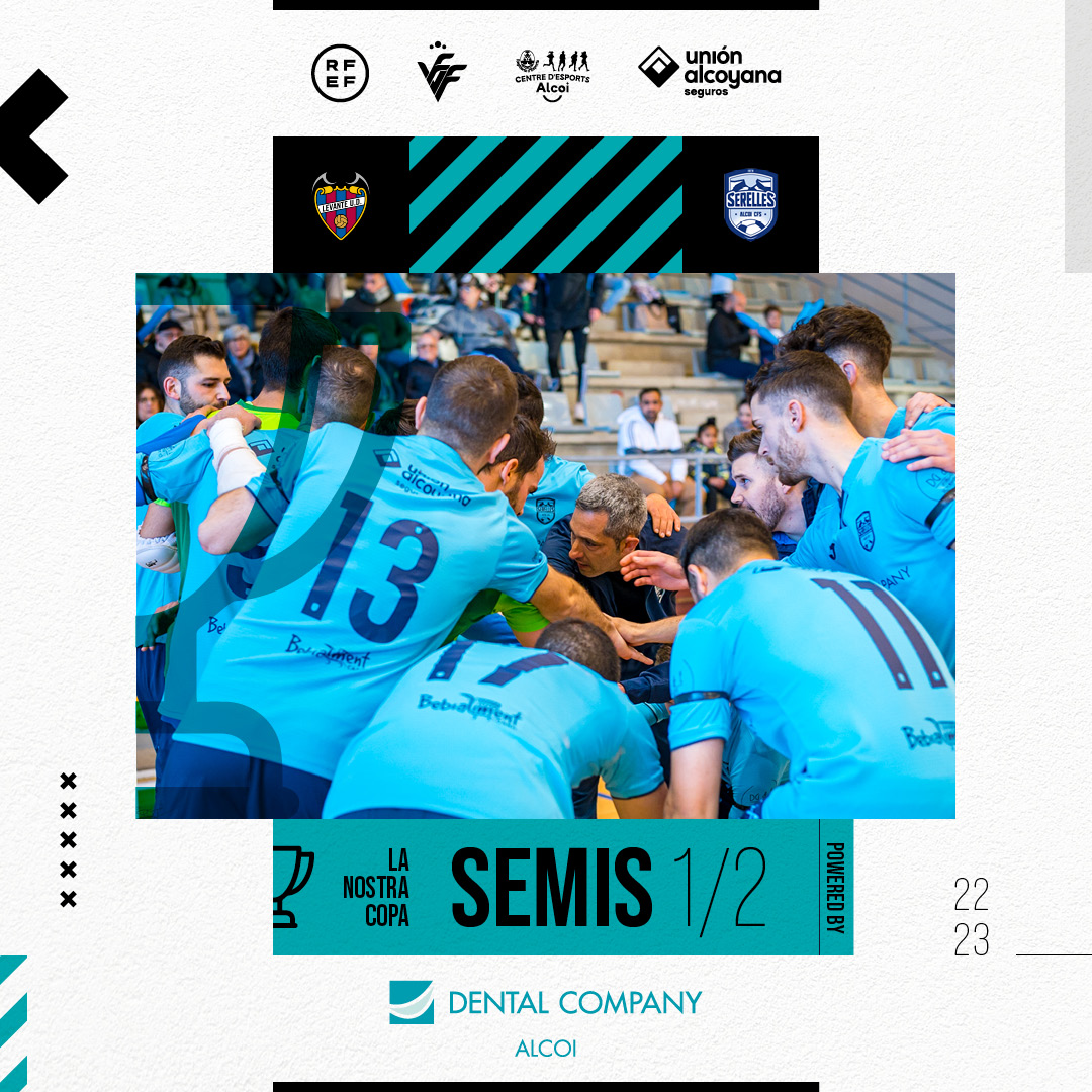 SerellesAlcoyFS's tweet photo. 💥 3ª División > Es día de partido, es día de semifinal 🚨💪🔜 

🏆 La Nostra Copa
🆚 @LUDfutbolsala 'B'
⏰ 21:00h
🏟 Pab. Mpal. El Cabanyal

#PasiónPorElFútbolSala https://t.co/WjB9otP2bI