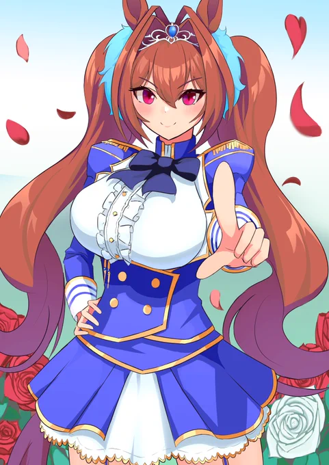 ダイワスカーレット描いたよ!#ウマ娘 