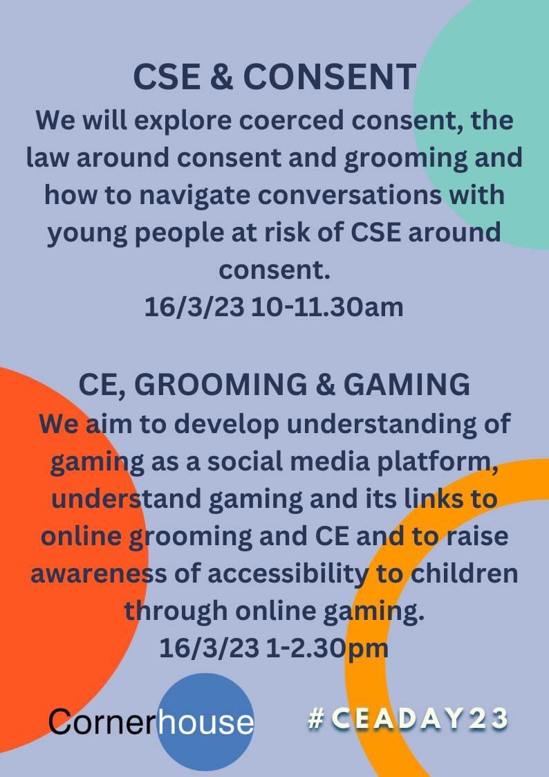 VEMTHull's tweet photo. Our colleagues across at @wereCornerhouse are offering some free online training to coincide with CE Day this year.
For CE day this year we are happy to say we are offering some free online training. Please use the link in our website to book on.
#CE2023 #CEAwareness https://t.co/k6vevP1Rtc