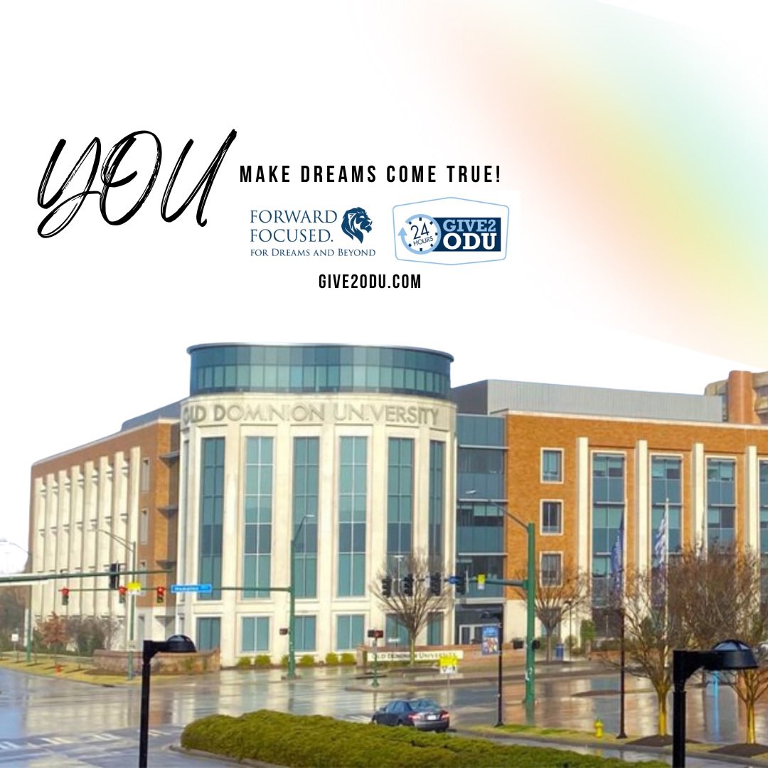 Join Monarchs around the world for Give2ODU Day, a 24-hour celebration in support of student scholarships and research at Old Dominion University. give.communityfunded.com/o/old-dominion…