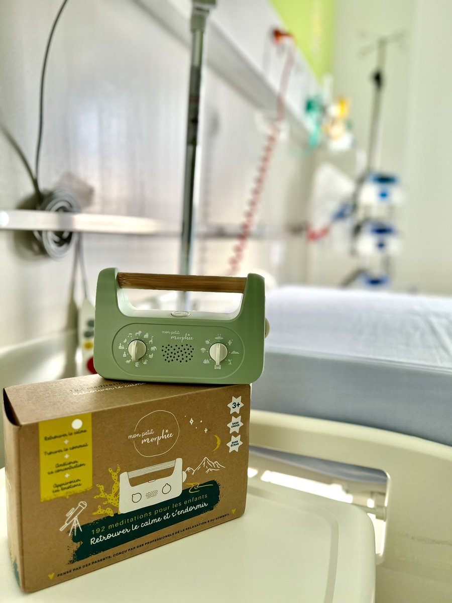 Il y a quelques semaines nous avons contacté la société <a href="/Mymorphee/">Morphée</a> pour leur proposer un partenariat. Nous sommes très heureux car ils ont tout de suite accepté.
Nos petits bouts de choux peuvent écouter leur petit Morphée lors de leurs soins et peuvent se détendre☺️🫶🏼