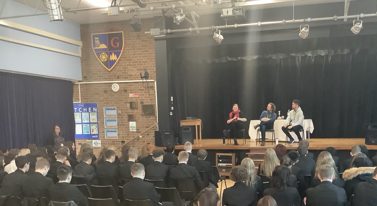 Katch 22 Productions visited yesterday! Y11 watched a live performance of their GCSE text ‘An Inspector Calls’. A fantastic opportunity to see how character relationships develop, and following the performance, students interacted with the cast in a Q&amp;A session. <a href="/deferrerstrust/">The de Ferrers Trust</a>