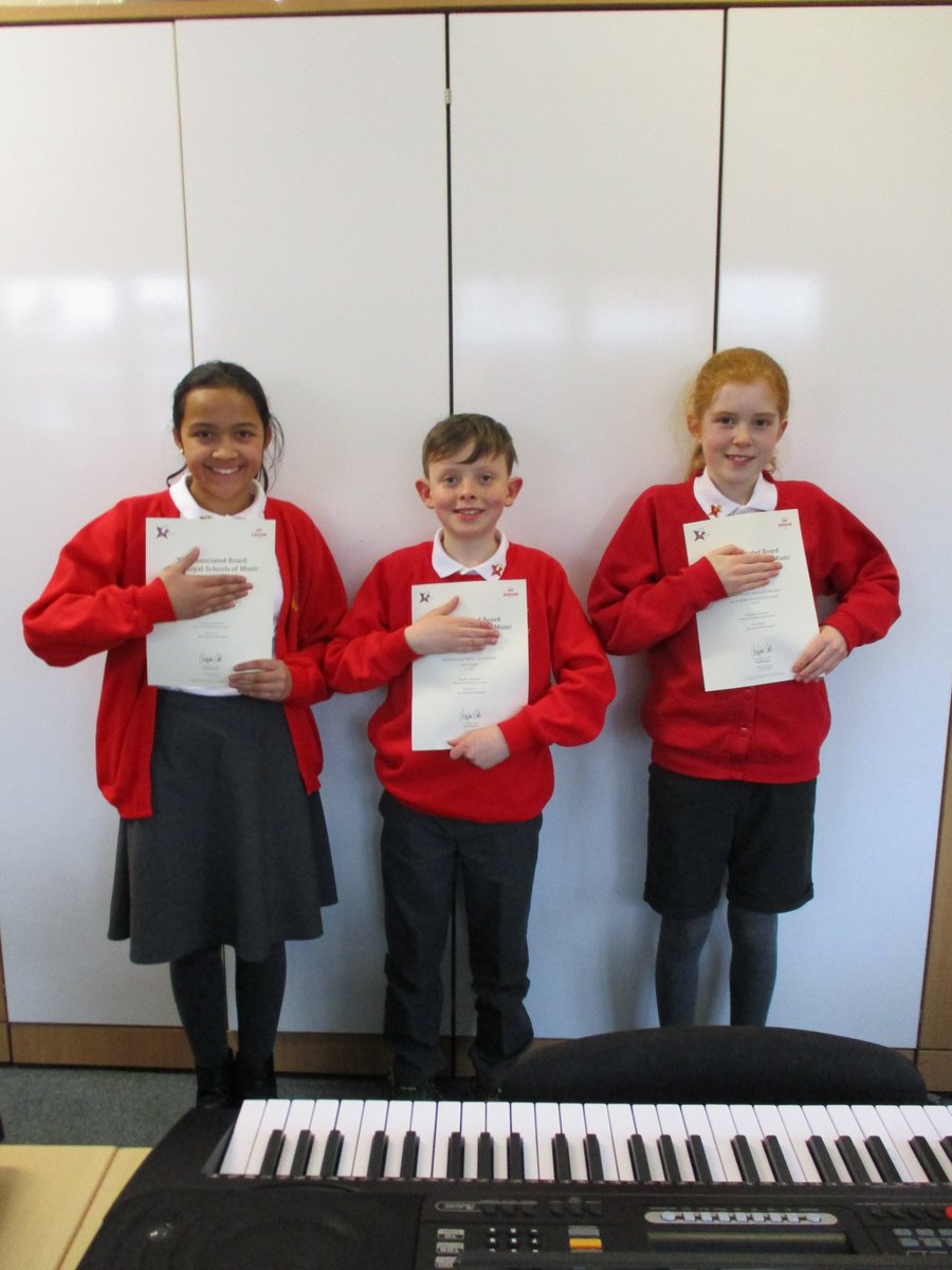 We have 6 more musical superstars who have their latest certificates from the Royal School of Music!!