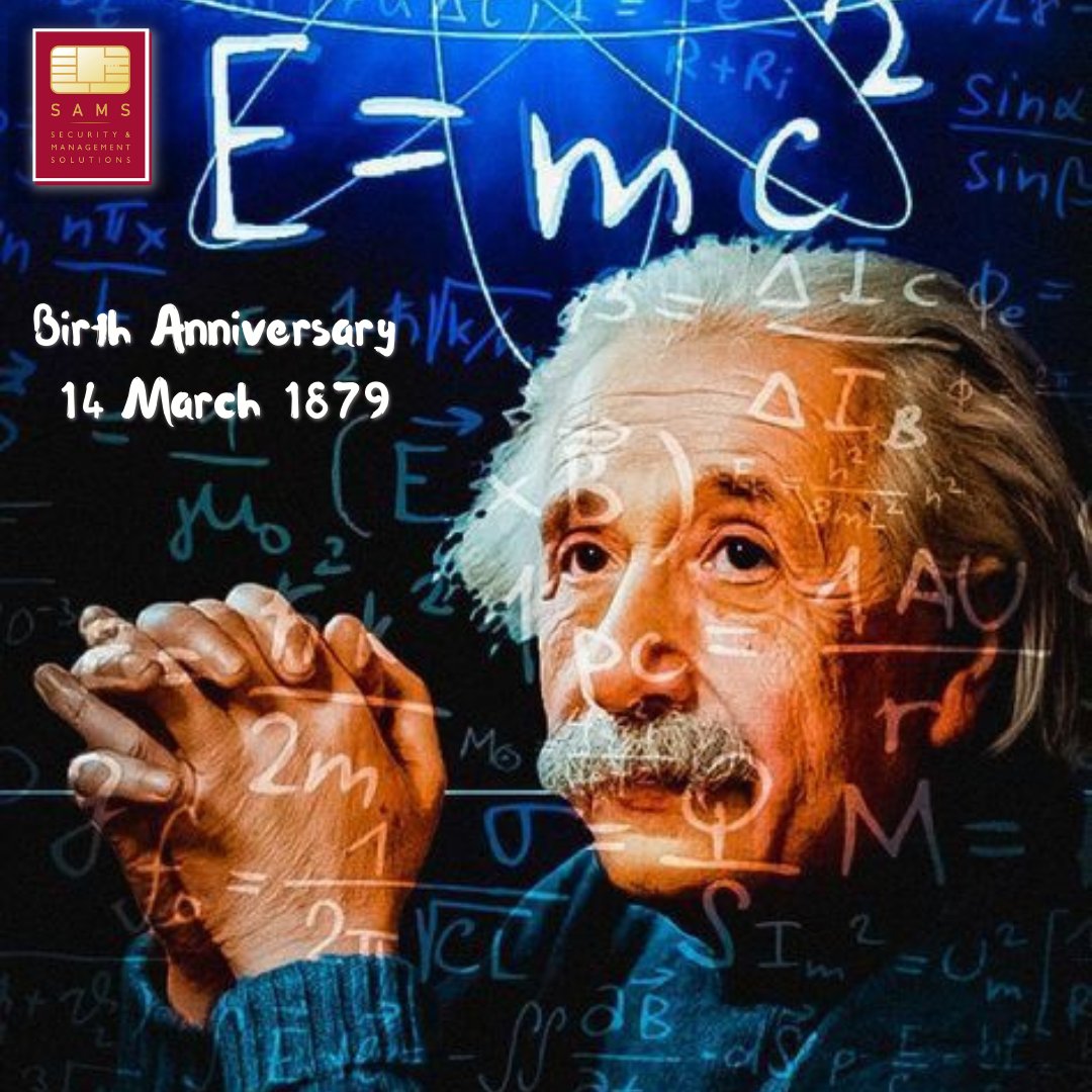 SamsDigital2's tweet photo. March 14 marks the 144th birth anniversary of Nobel Prize winning physicist Albert Einstein. #AlbertEinstein #PiDay #samsdigital #digitalpublication #securityprinting #Tweets https://t.co/hBCRDSl1Re