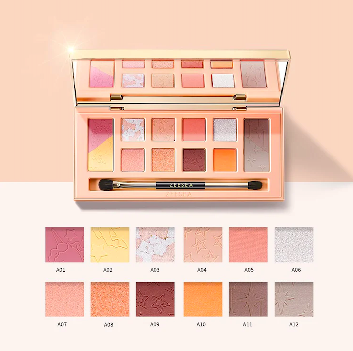 Zeeseaaus's tweet photo. DREAM WEAVER EYESHADOW COLLECTION
J04 Ferris Wheel 

Where you can find the fresh peach and sour orange,
As well as the white marshmallow and soft chocolate.
Have a bite of this delicious palette!

shop link on https://t.co/XifjWMu6DR https://t.co/VYUZeyqIIb